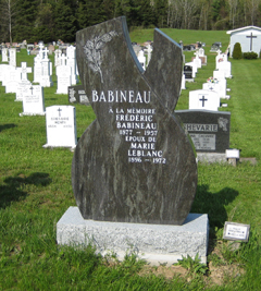 Pierre Tombale Frédéric Babineau