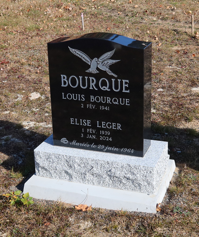 Pierre tombale de Elise Léger